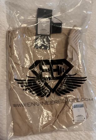 Body Engineers Enigma Longsleeve beige Grösse L neu