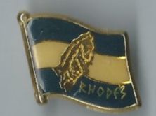 Rhodos Flagge - Pin