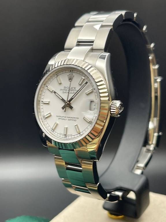 Orologi: Rolex Datejust 31 Ref. 178274 Oyster White Dial Full Set  – Usato da Lugano venduto da luganotopwatches 4