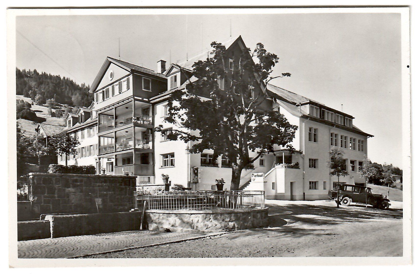 Cartoline postali: Ansichtskarte Hotel Kurhaus Rietbad – Usato da Kerns venduto da etma3