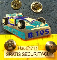 FORMEL1 BENETTON B195 MILD SEVEN 2NÄGEL PIN ENAMEL GROSS 5cm