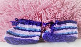 Baby Finkli   Babyschuhe Strick Socken Babyfinkli