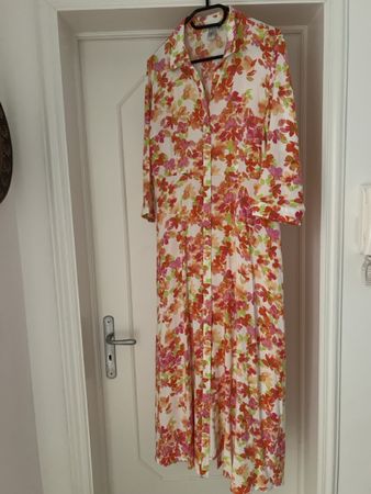 YAS Maxi - Kleid Blumenmuster, 40/42, neuwertig