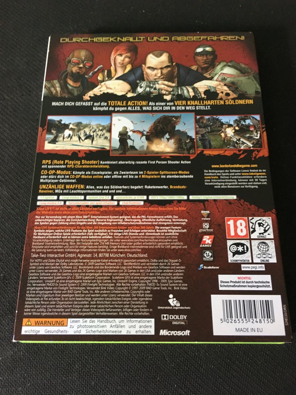 Microsoft Jeux: Borderlands - Xbox360 – D'occasion à St.Gallen par Punktchen01 2