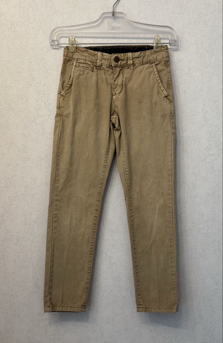 Hosen: Review Chino Hose , Gr. 134, beige – Gebraucht aus Flumenthal von Krajan