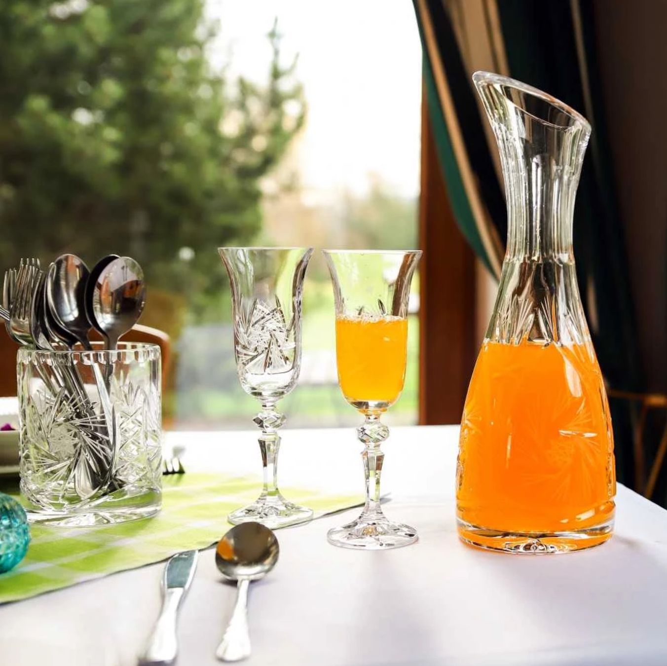 Caraffe: Weinkaraffe, Wasserkaraffe Kristall 1000ml Schleuderstern – Nuovo e nell'imballaggio originale da Bergdietikon venduto da ArtStore24 1
