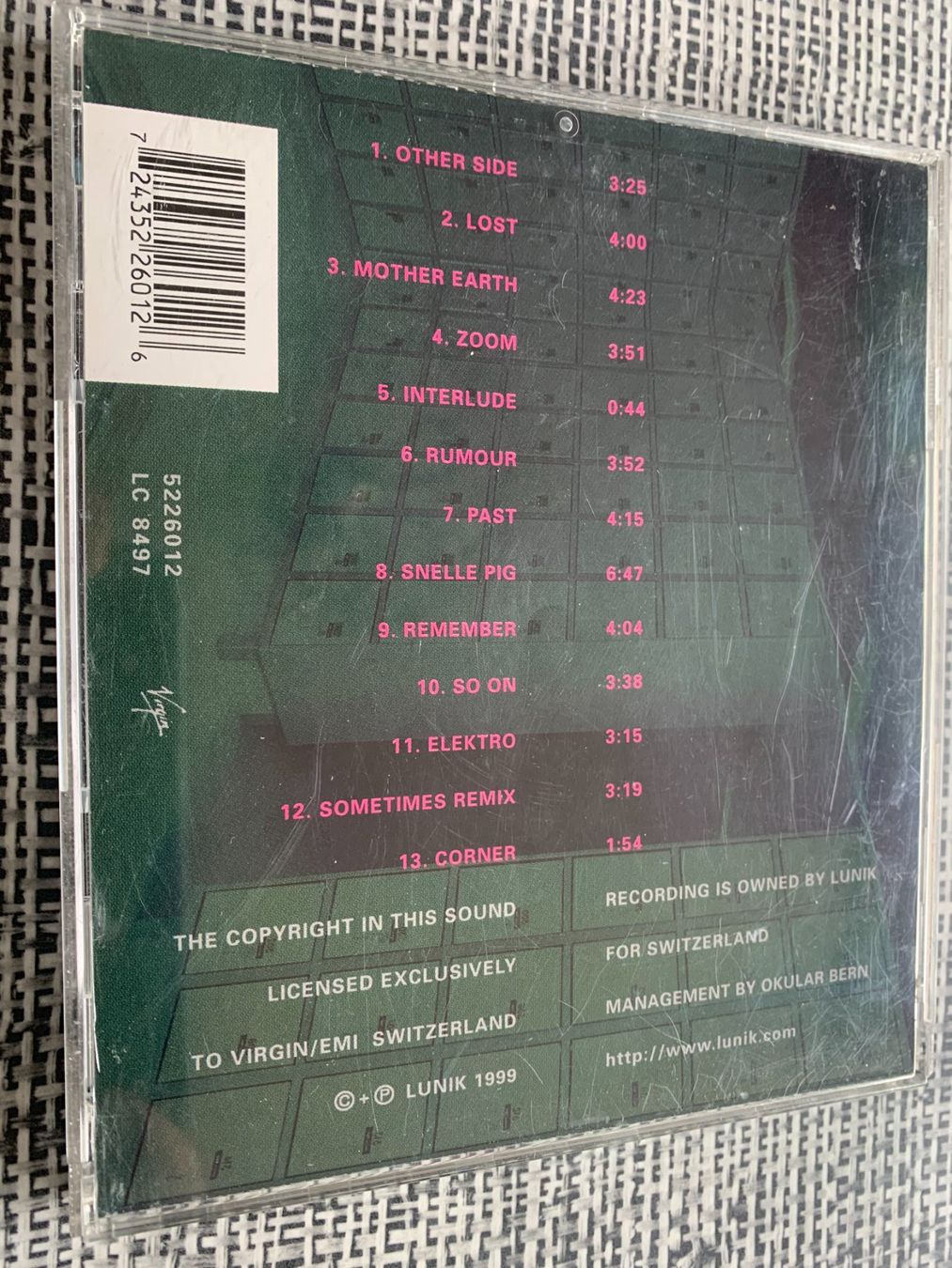 CD: Lunik - Rumour – Usato da Lanzenhäusern venduto da agu01 1