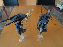 Star Wars Hasbro  Battle Droid und Anakin auf STAP