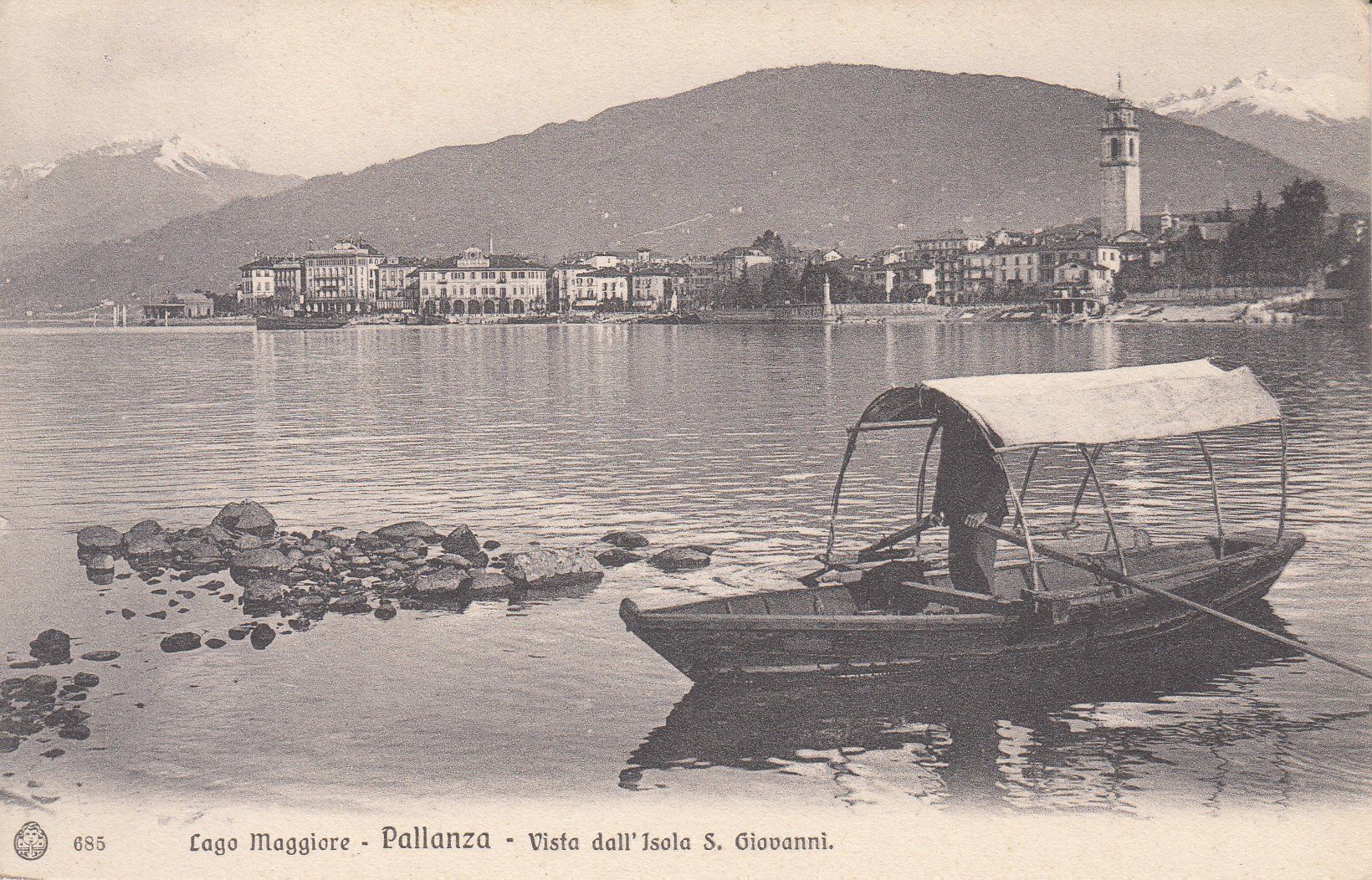 Cartoline postali: Lago Maggiore 1911, 4 Stück – Usato da Bürglen TG venduto da StampGraf 7