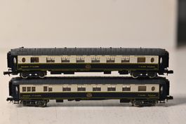 2 Pullman Wagen Rivarossi Spur N mit OVP