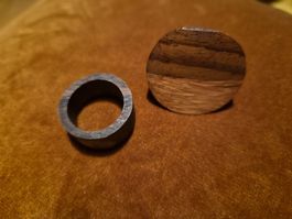 Holzringe zwei Stück