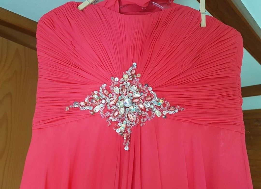 Vestiti: Festliches, langes Abendkleid Gr. 38 Uniqu – Usato da Urnäsch venduto da ang_2bt8 2