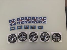 FC Zürich Aufkleber 15 Stück