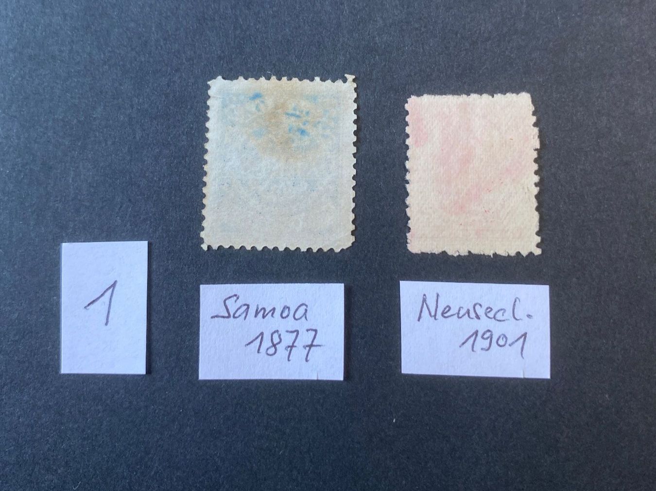 Tutti i francobolli: Briefmarken, Samoa und Neuseeland, wertvoll – Usato da Zollikofen venduto da Paul-42 1
