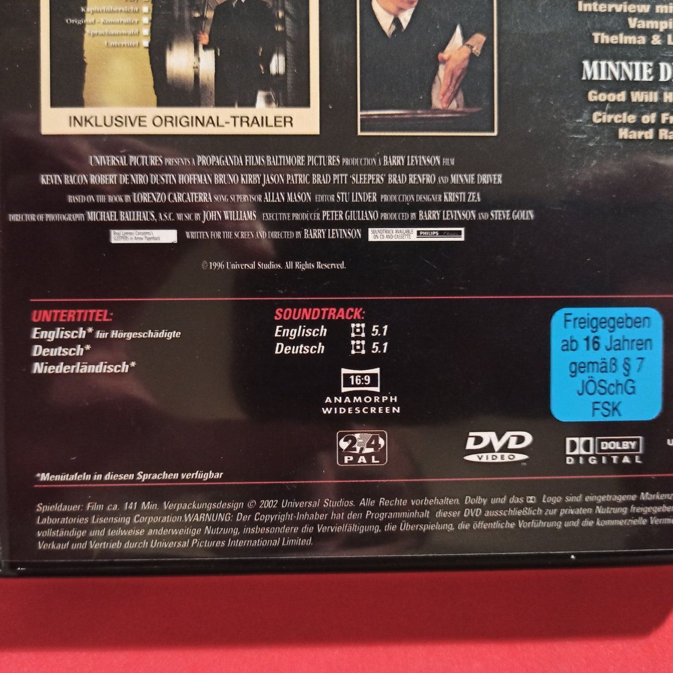 Tutti i DVDs: Sleepers – Usato da Dübendorf venduto da kb86_MOVIE 2