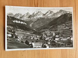 Nesslau-Neu St. Johann mit Churfirsten - AK 1936