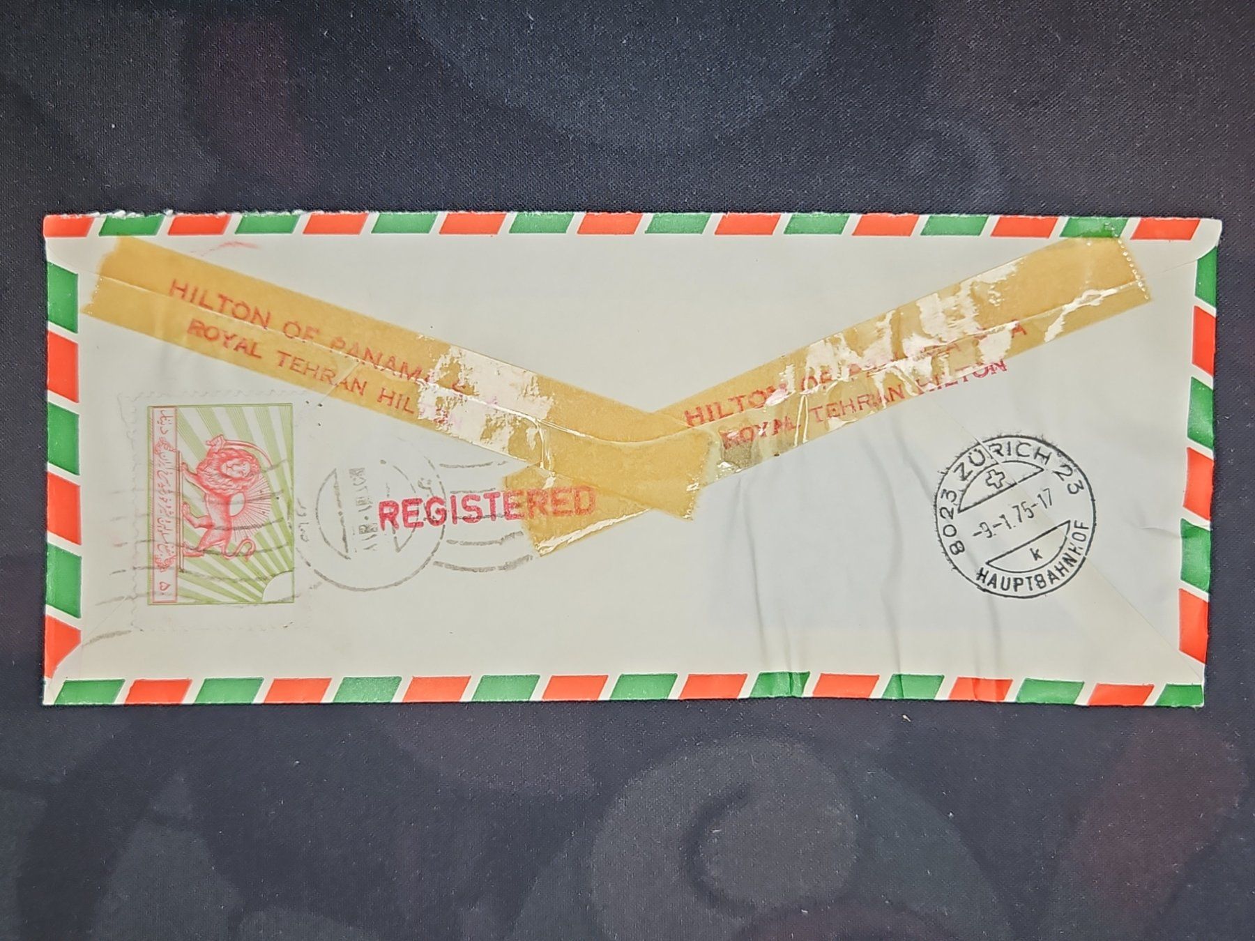 Tutti i francobolli: CL25 Enveloppe + Timbre Iran 1975 – Usato da Cousset venduto da Patrick_Collections
