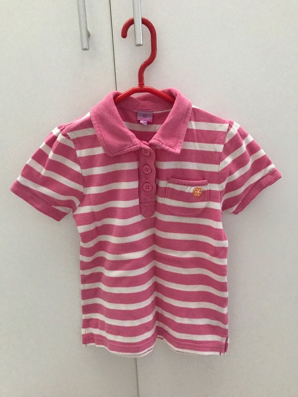 Camicette, T-shirt & Top: Tshirt weiss/rosa Gr. 122 – Usato da Wädenswil venduto da JJ15