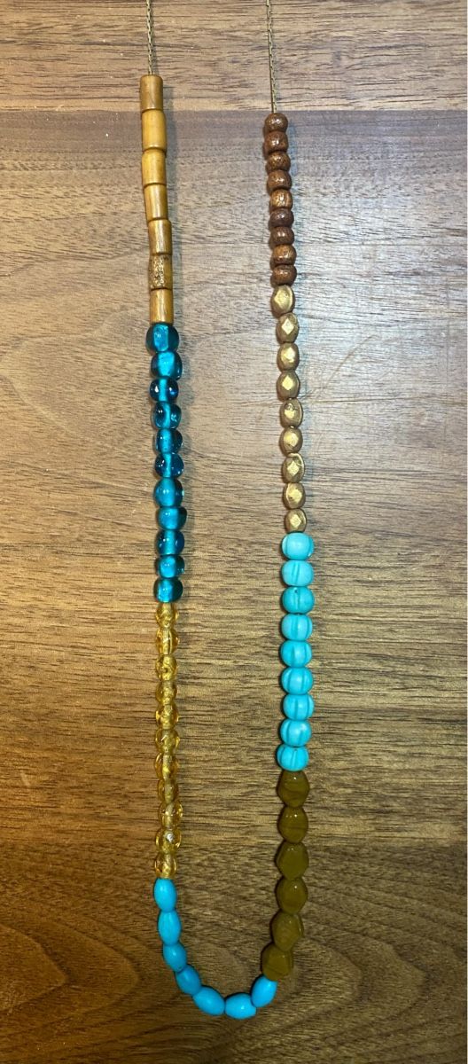 Ketten: Collana etnica turchese e oro - stile boho chic – Gebraucht aus Lugano von mariavenezia 1