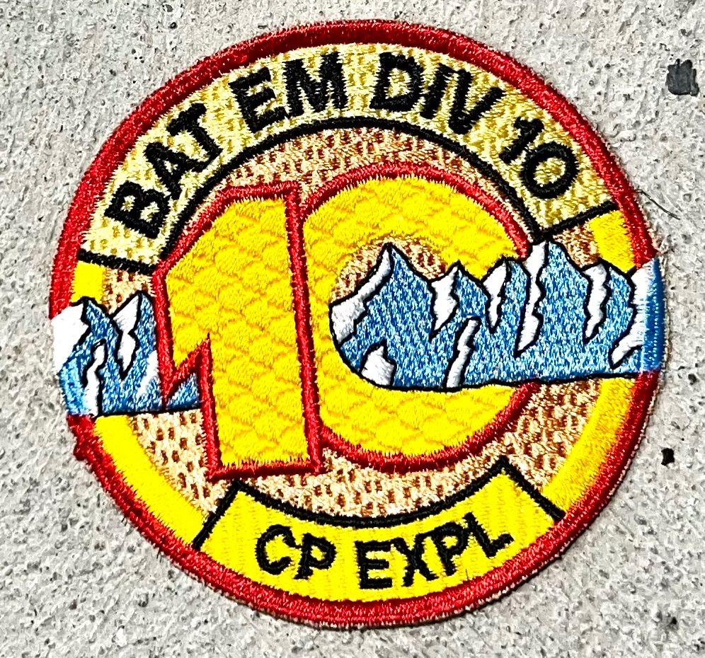 Schweizer Armee Uniformi: Badge abzeichen armée uniforme Bat EM Div 10 cp expl – Usato da Nyon venduto da 65d45