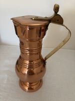 Kupferkrug mit Deckel, Messinggriff gebraucht mit Zertifikat
