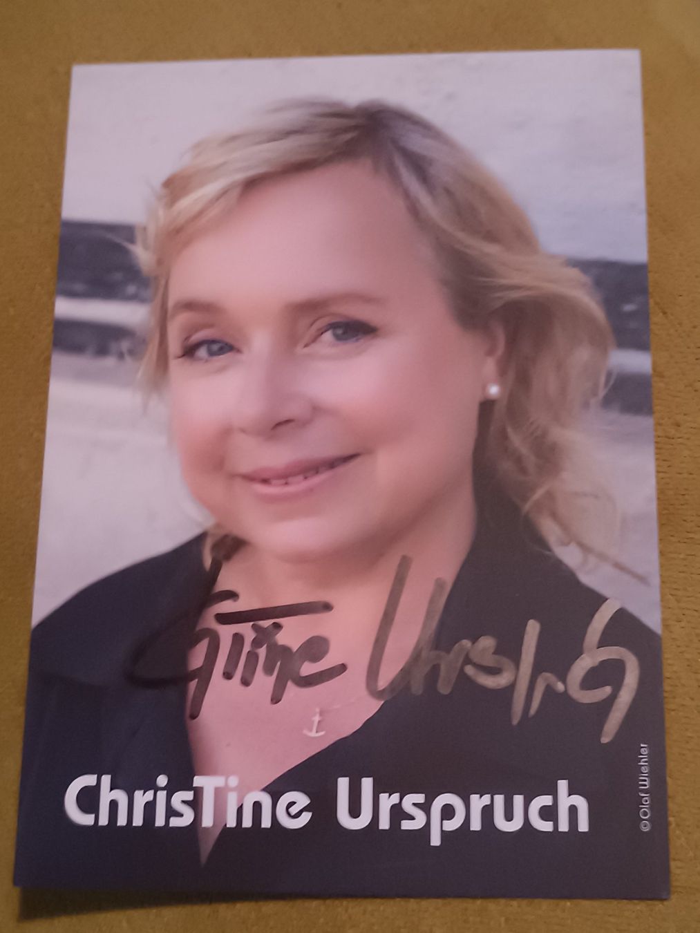 Autografi: Christine Urspruch - Tatort - handsigniert – Usato da Menziken venduto da Autogramme