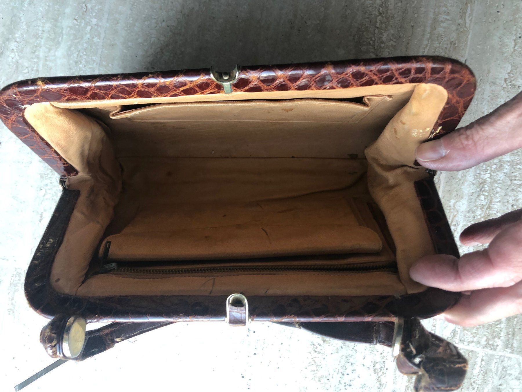 Sacs femmes: BORSETTA VINTAGE COCCODRILLO – D'occasion à Davesco-Soragno par kappas 4