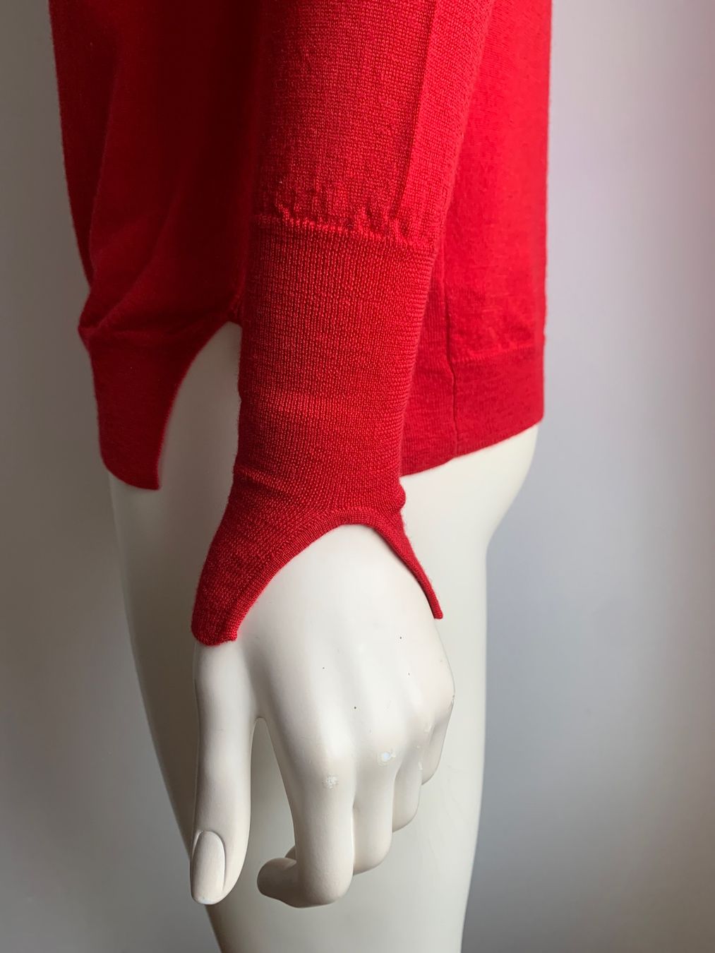Akris Maglioni & Felpe: AKRIS: Roter Rollkragen-Pullover mit Designerdetails, 36 – Nuovo (secondo la descrizione) da Luzern venduto da designluzern 5