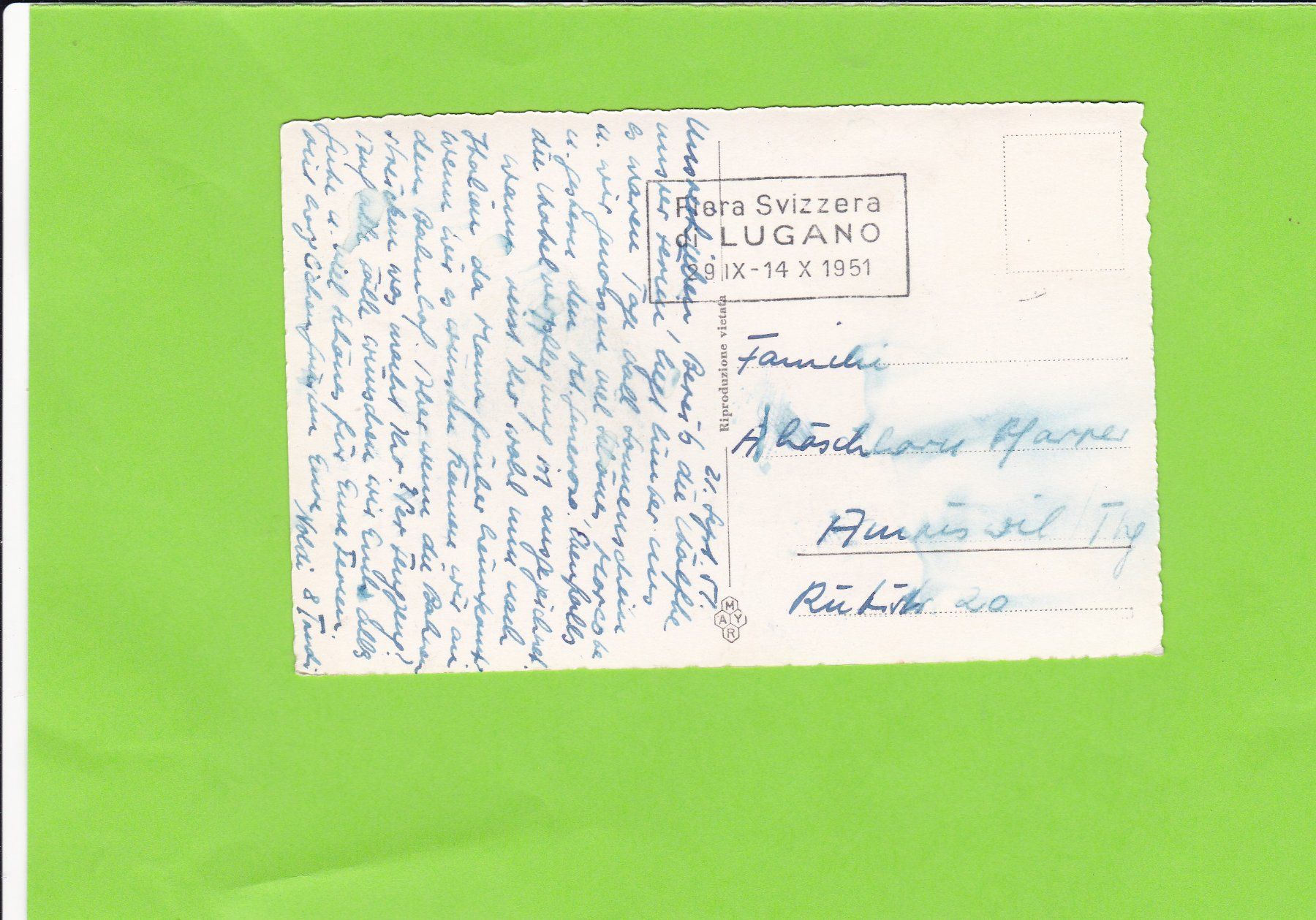 Cartoline postali: Gandria – Usato da St. Peterzell venduto da neckertal 1