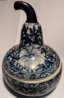 SEHR SCHÖNE DUNKEL BLAUE DOSE,----10,6 CM HOCH-8,4 CM BREIT