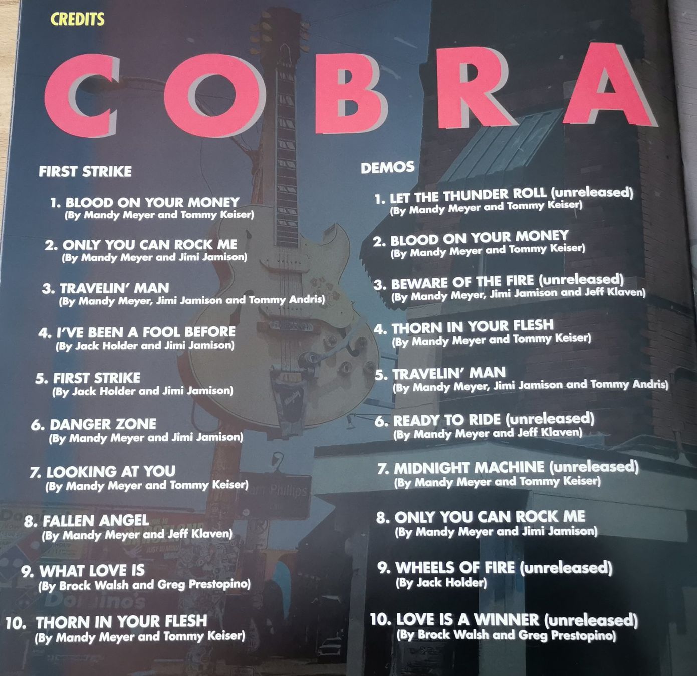 Schallplatten: COBRA: First strike 2-LP Remaster + Unreleased Demos KROKUS – Gebraucht aus Münchwilen TG von Swb 9