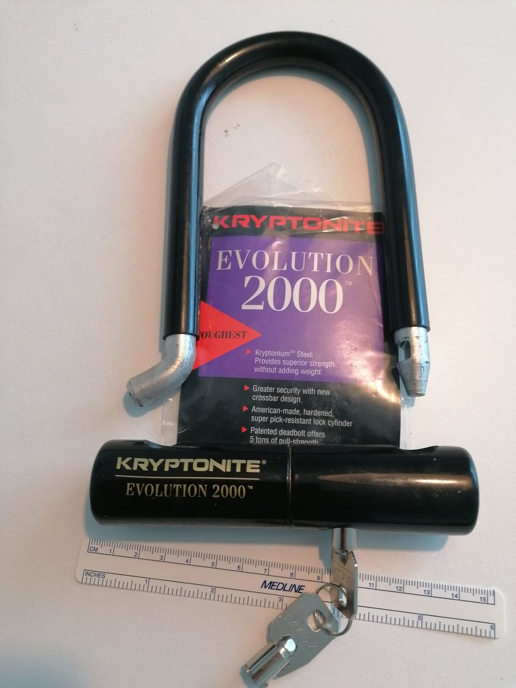 Cadenas: Kryptonite Evolution 2000 Veloschloss – Neuf (Voir description) à Unterentfelden par xilo01 1
