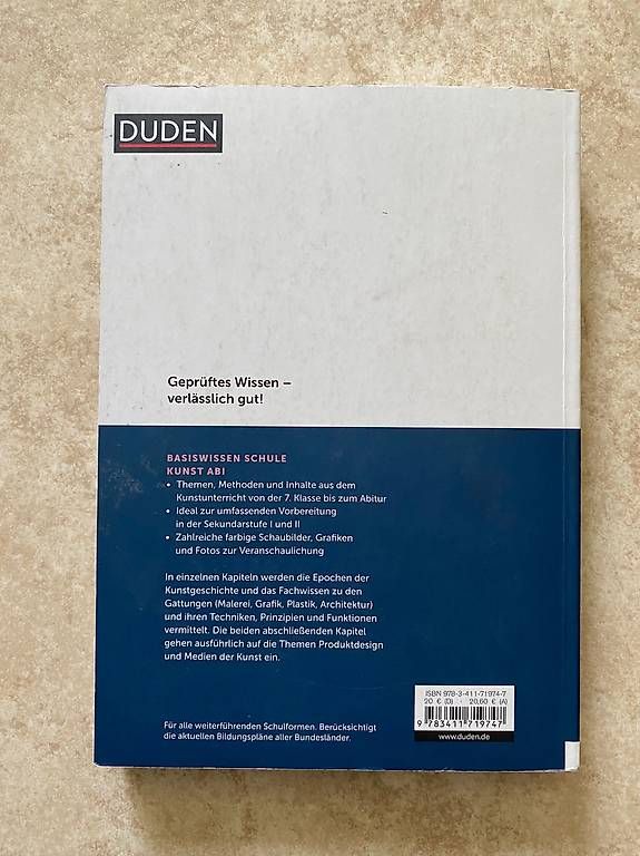 Libri: guter Zustand Kunst/BG Lehrmittel – Usato da Basel venduto da gee_c6vd 3