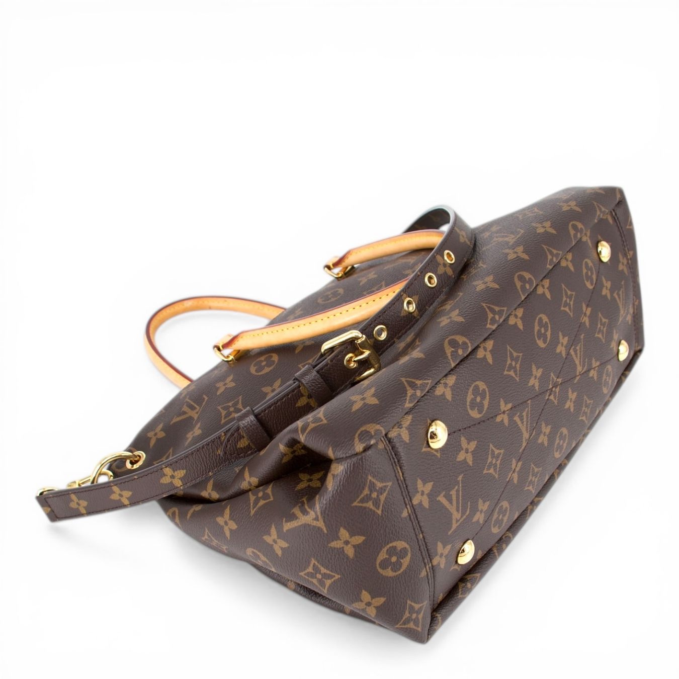 Louis Vuitton Taschen für Damen: Louis Vuitton Pallas MM Monogram safran – Gebraucht aus Binningen von Designerlabels 7