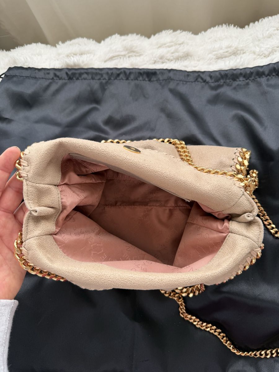 Stella McCartney Borse da donna: Stella McCartney Falabella Mini Bag Beige – Usato da Meilen venduto da laraherre 4