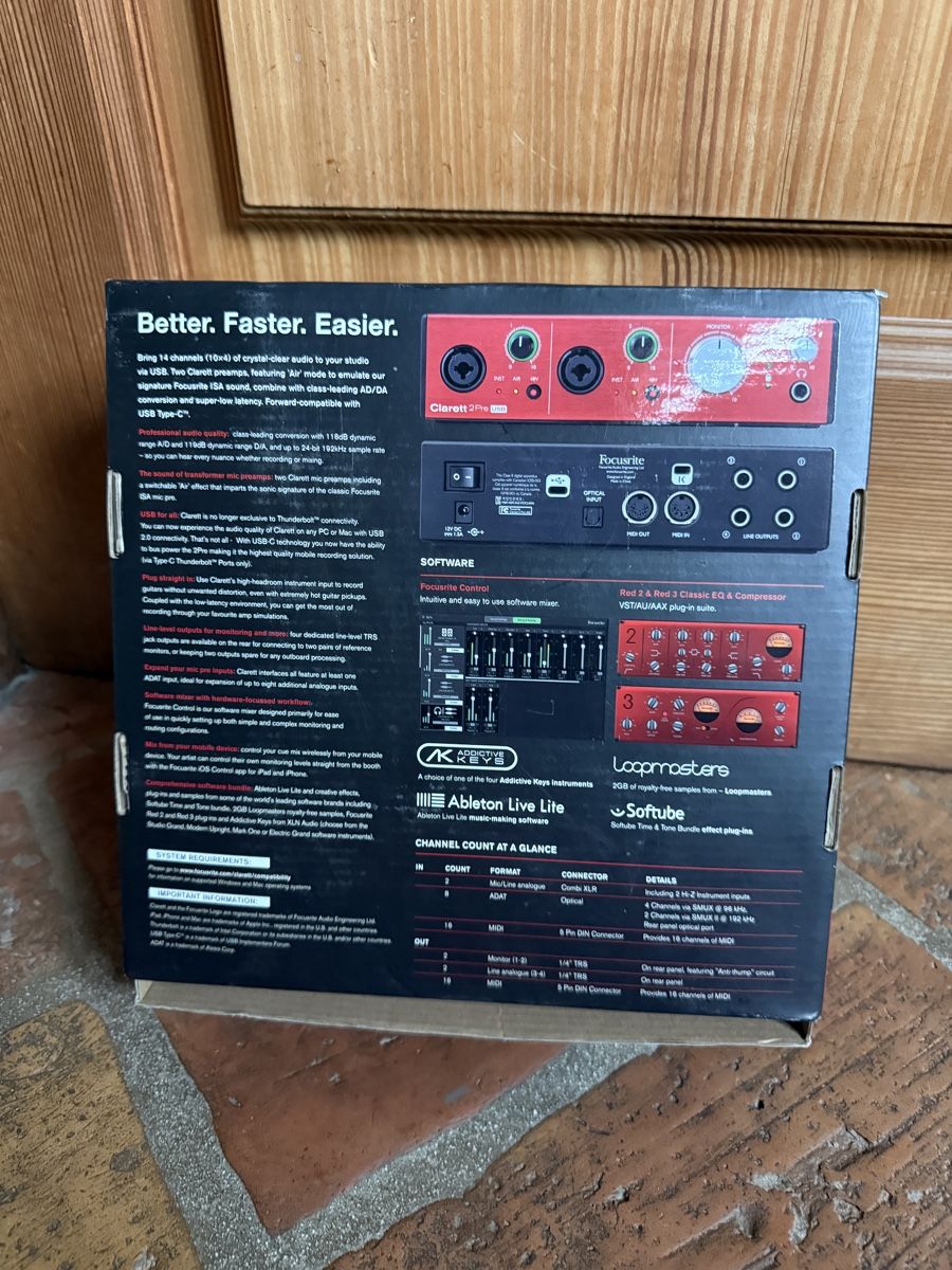Focusrite Attrezzatura per studi di registrazione: Focusrite Clarett 2Pre USB-C – Usato da Pfäffikon SZ venduto da Tonimarroni99 1