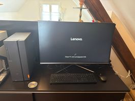 Lenovo PC mit 32 Zoll Monitor – komplett & einsatzbereit