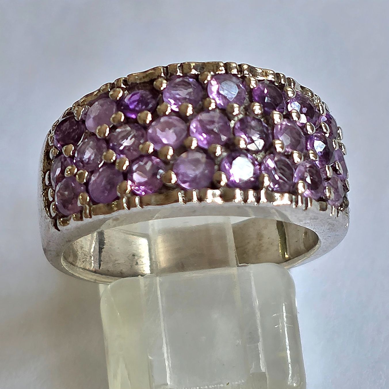 Anelli: Amethist Fingerring – Nuovo e nell'imballaggio originale da Zürich venduto da adriben 9