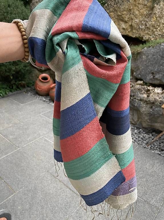 Foulard & Sciarpe: Seidenschal - EINZELSTÜCK/Handarbeit – Nuovo (secondo la descrizione) da Oberwil BL venduto da magaz-1 2