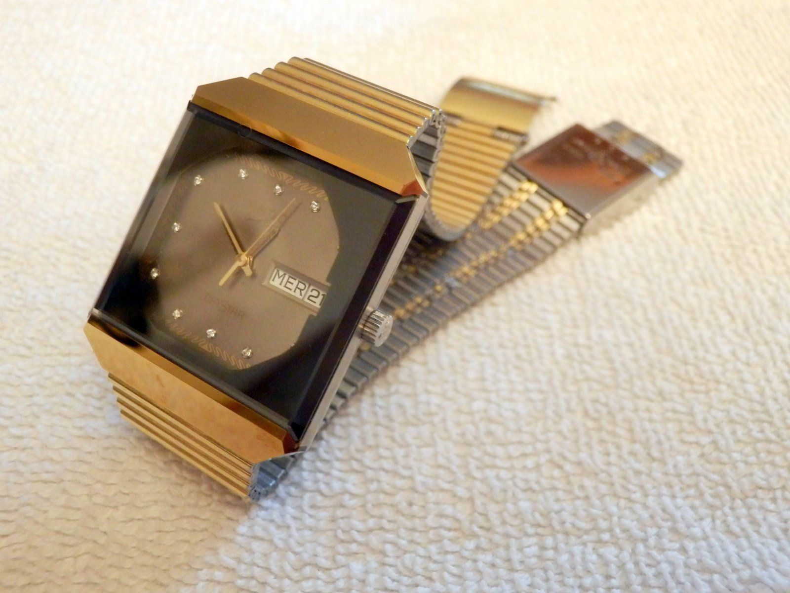 Rado Uhren: Rado Diastar, Quartz, Day Date, 11 Diamanten auf Std-Indexe – Gebraucht aus Ueberstorf von dinbau 7