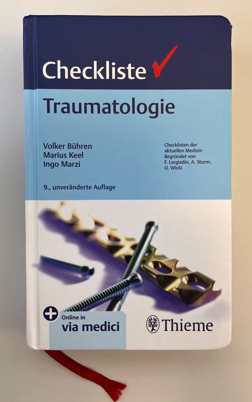 Livres: Checkliste Traumatologie 9. Auflage – Neuf (Voir description) à Wittenbach par doa_bfr6