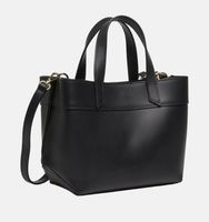 Sac à main noir en cuir NEUF format idéal (neuf: 280.- chf