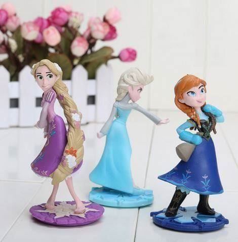 Figuren: Figurines Elsa Raiponce lot de 3 pièces – Neu und originalverpackt aus Gurmels von Swisspod 1