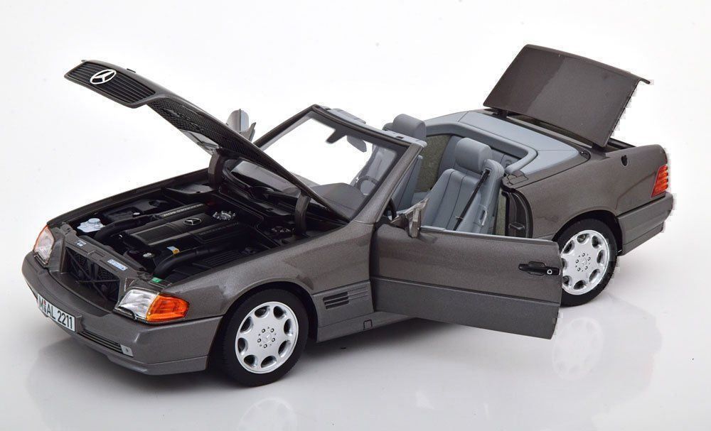 1:18 MERCEDES-BENZ 500 SL R129 Avec Hardtop Vert Métallique 1999 Norev