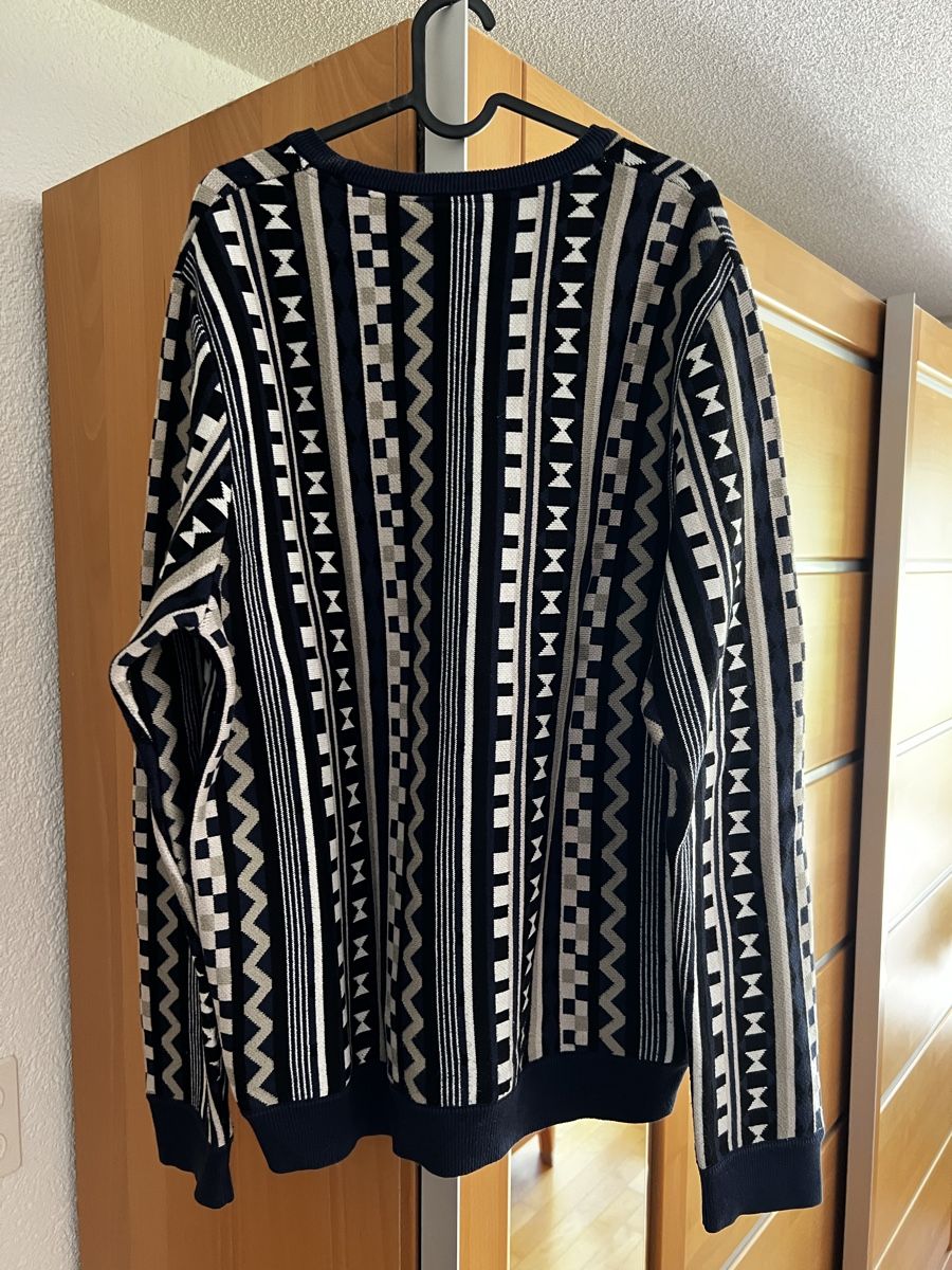 Maglioni & Felpe: Herren Pullover Kazane navy weiss Muster Grösse XL – Usato da Murten venduto da jan_txt2 1