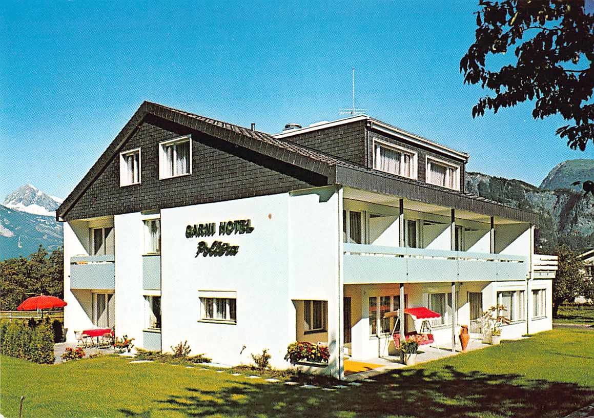 Ansichtskarten: Schöne Ansichtskarte Garni Hotel Bad Ragaz - ab 1.-- – Gebraucht aus Winterthur von SchatzchischtliWinti
