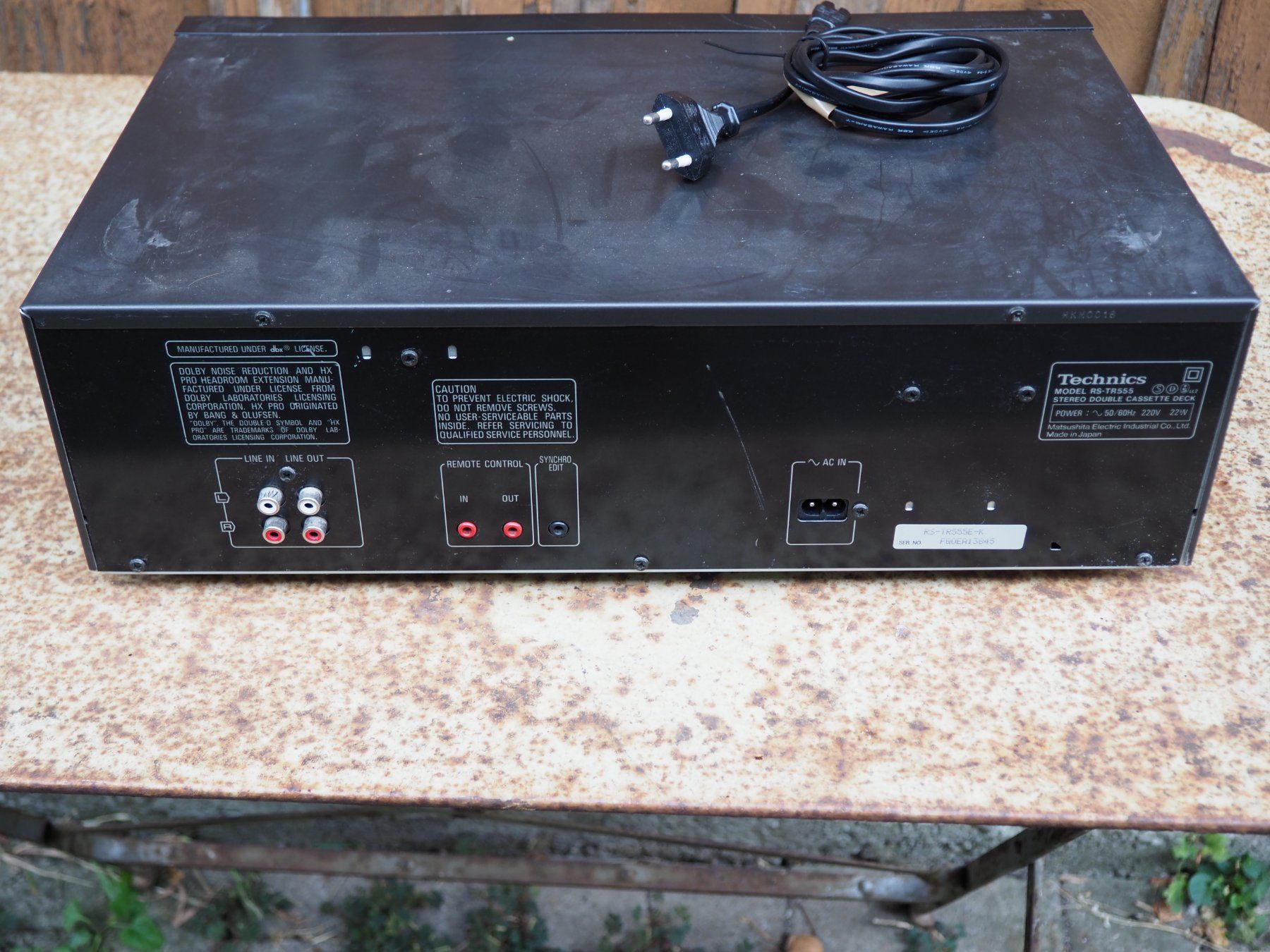 Technics Registratori: Kassettengerät: Technics RS-TR555 – Usato da Schänis venduto da Wewu 1