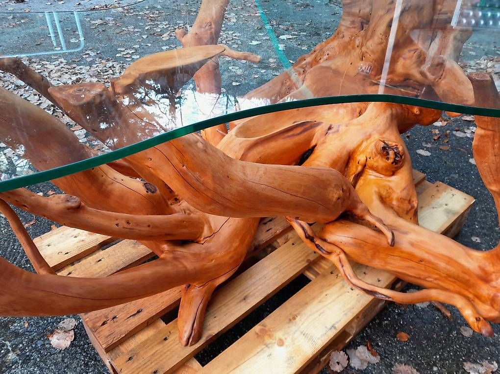 Tavoli: Table basse en sapin artisanale – Usato da Val d'Illiez venduto da jbe_2gnx 2