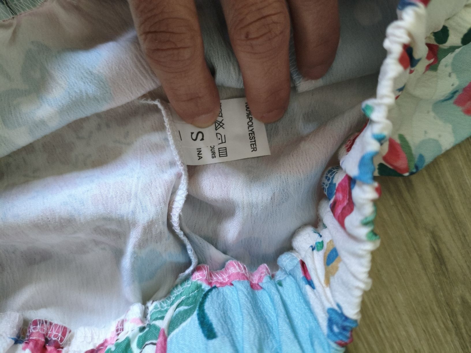 Pantaloni: Pantaloni donna patchwork a fiori taglia S cotone – Usato da Bioggio venduto da OresteIronix 1