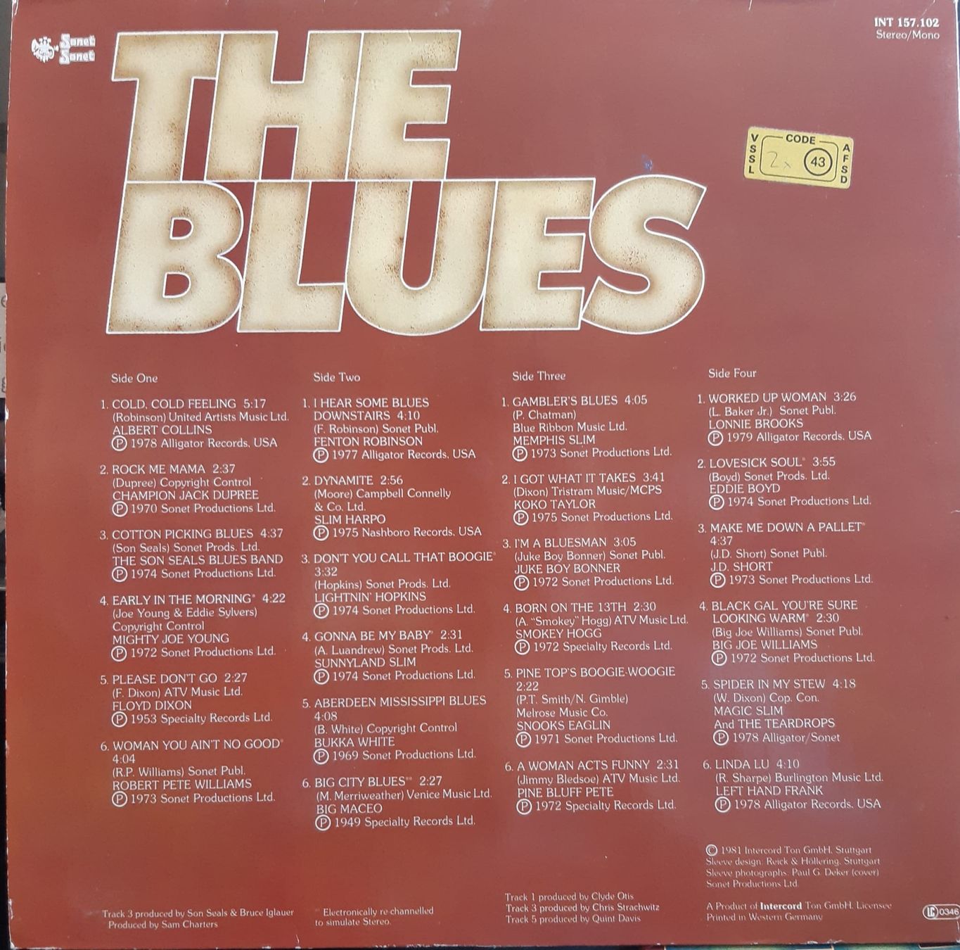 Schallplatten: The Blues Vol 3 +6 2 Doppel LP – Gebraucht aus Frick von kyb_yq8h 7
